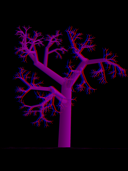 ranatree fractal tree in 3D screenshot on iPhone/iPad