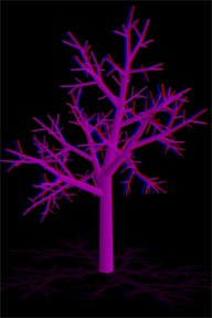 ranatree fractal tree screenshot on iPhone/iPad